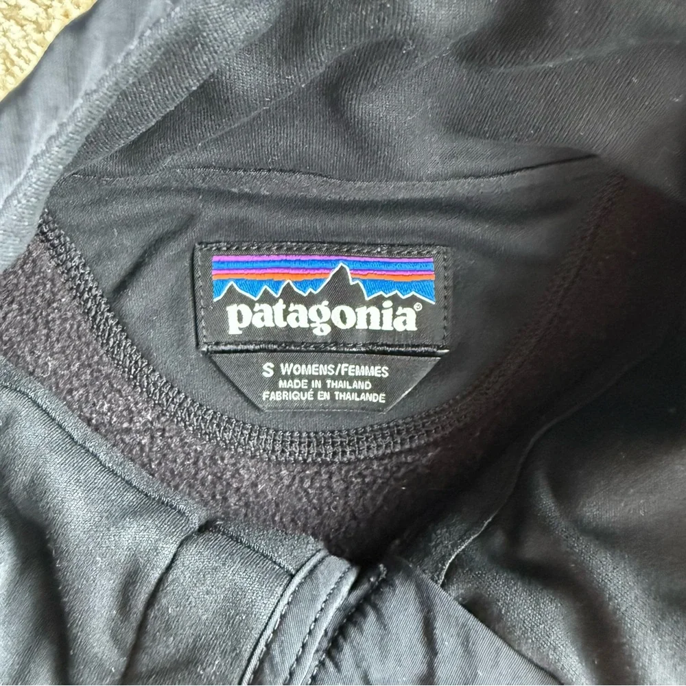 Patagonia Womens Small Fleece Snap Button Pullover Jacket Gray Outdoor Hiking - Picture 2 of 9
